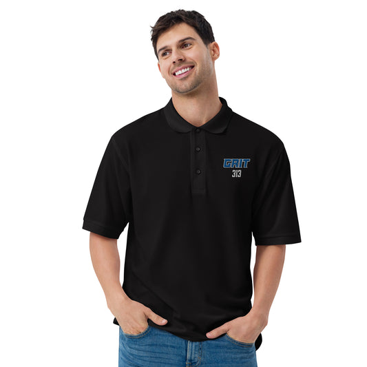 Men's GRIT Embroidered Premium Polo